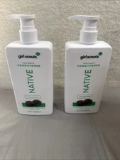 Lot 2 Native Girl Scouts Thin Mints Conditioner 16.5 oz Each NEW Hair Care