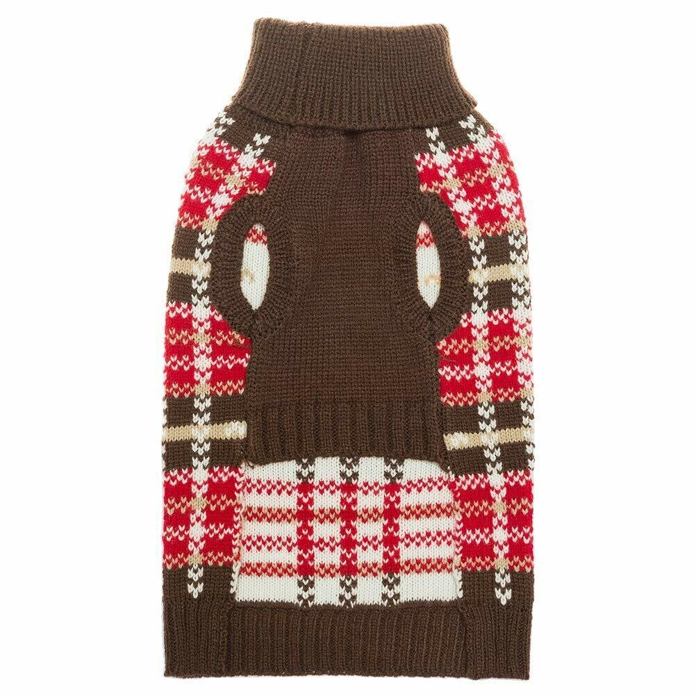 OFPUPPY Plaid Sweater Dog Puppy Pet Winter Clothes XS,Small,Medium