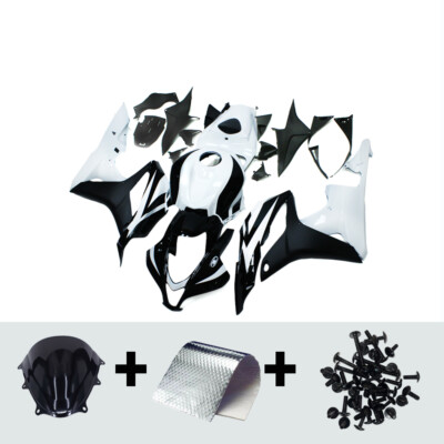 Black/Grey ABS Plastics Fairing Kit – Honda CBR600RR 2007-2008 (F5) – Protek-Battery