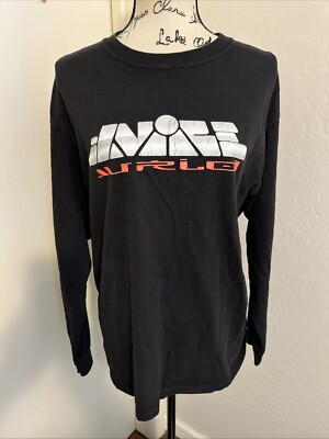 VLONE x Juice WRLD 999 Club Long-sleeve World Shirt Size Large Black