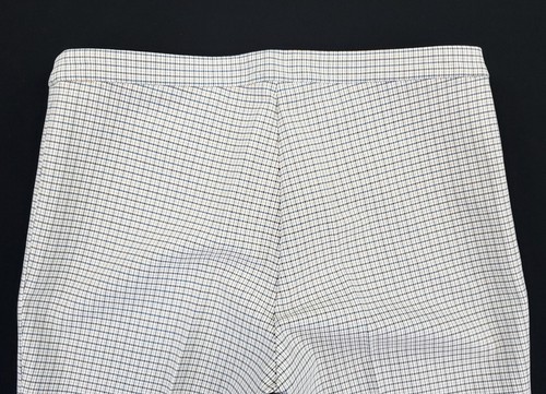 Theory Classic Skinny Pants Viscose Plaid Crop Multicolor Womens Size 2 NWT $345 - Picture 10 of 14