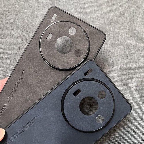 For ZTE Nubia Z50S Pro Nubuck Leather Fabric Rubber Hard case back cover - Picture 8 of 17