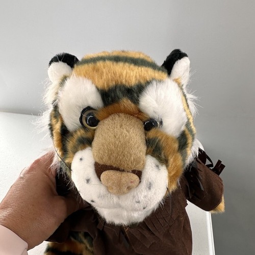 Bengal Tiger Plush Toy In Cowboy Outfit 16" By The Bear Factory 2021 Costume b - Picture 7 of 12