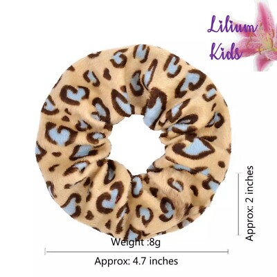 5 Pz/set Ragazze Elastici Per Capelli Cravatte Carino Leopardo Fasce Per Capelli Stampa Hairbands Donne Ragazze Coda Di Cavallo Tolare Accessori Per Capelli - Foto 5