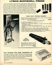 1972 Print Ad of Lyman Shotshell Press Easy Shotgun Shell Shotshell Reloader
