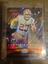 2023 Certified Christian McCaffrey Certified Stars 82/149 San Francisco 49ers SP