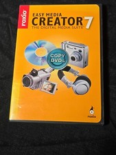 Roxio Easy Media Creator 7 The Digital Media Suite Content  Program CDs W/ Key