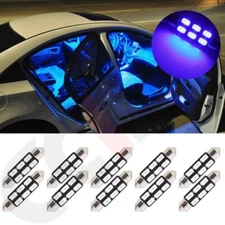 10pcs 39mm 5730-6-SMD Blue for Replacement Festoon LED Bulb Car Interior Lamp