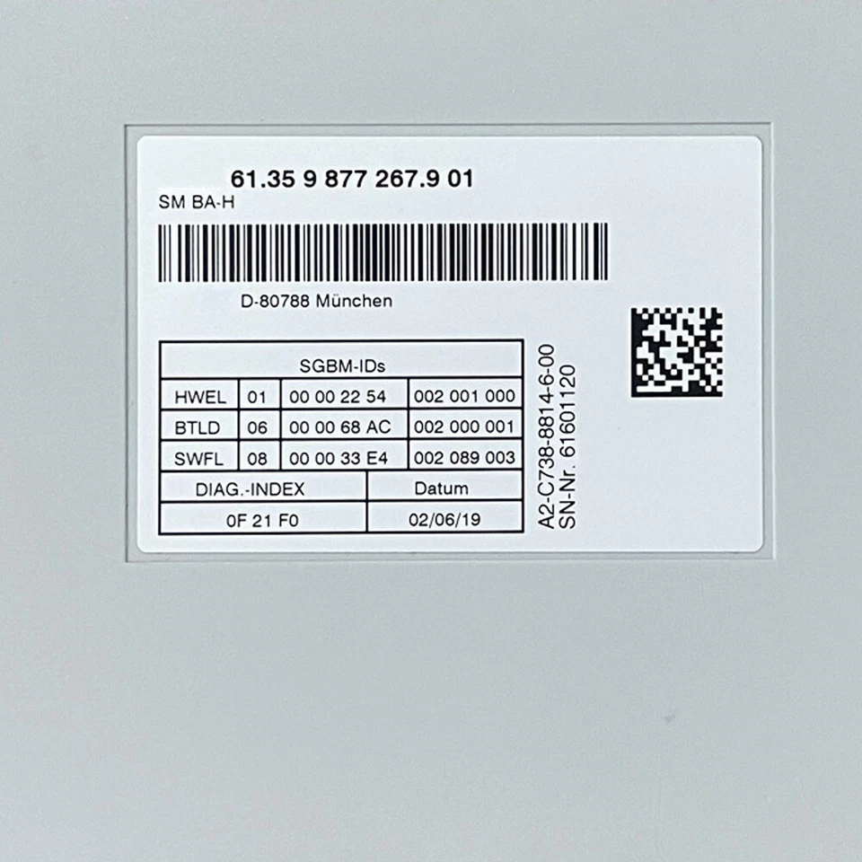 SEAT CONTROL MODULE For 2016-2023 BMW X3 X4 X5 X6 X7 OEM 9877267,5A6A949,5A36988 - Image 4 of 4