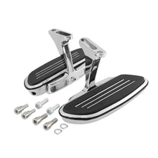 Chrome Passenger Foot FloorBoard Fit For Harley Touring 1993-2024 Pegstreamliner