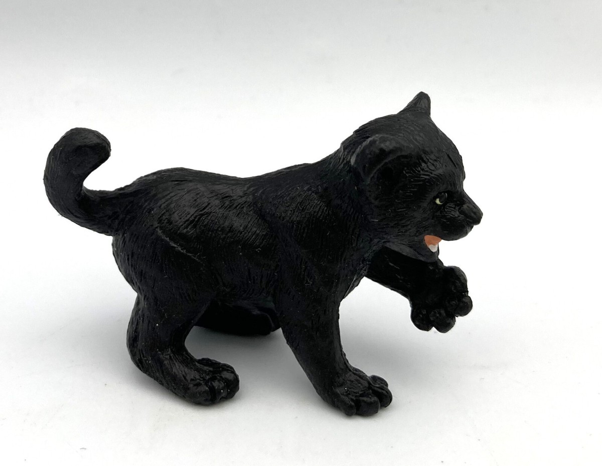 Safari Ltd 1996 BLACK PANTHER Leopard Adult Animal Figure | eBay