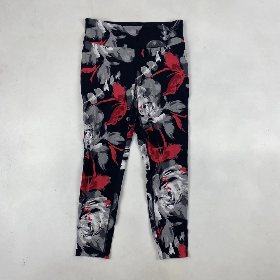 Donna Karan Active Multicolor Floral Tobillo/Corto Leggings Talla M Elástico Nylon Foto 2 de 4