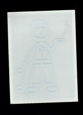 RDS Red Dragon Skateboarding Smokin Guy Skateboard / Clothing Sticker Decal