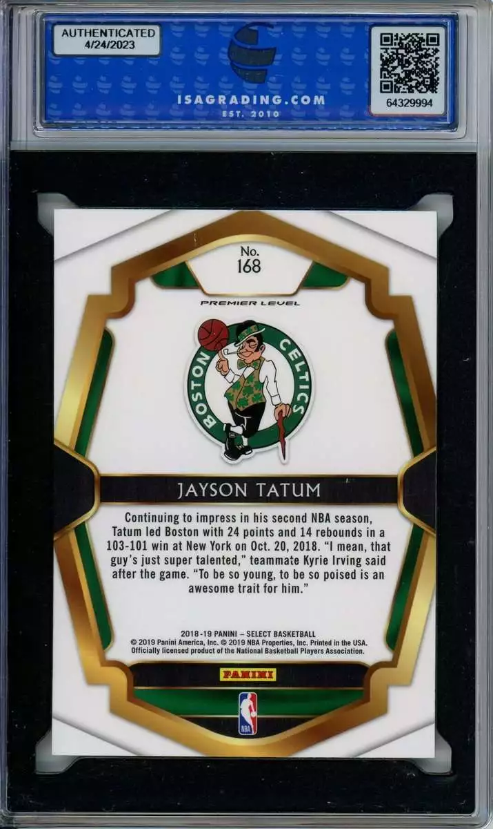 Jayson Tatum Signed Celtics Custom Framed Jersey Display with LED