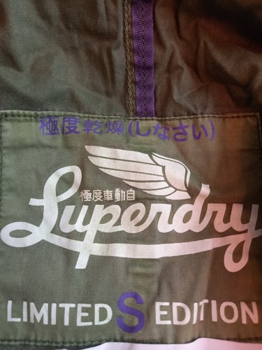 Superdry Everest Parka Jacke S Grün Baumwolle Polyester UK Damen Gr. Small - Bild 6 von 11