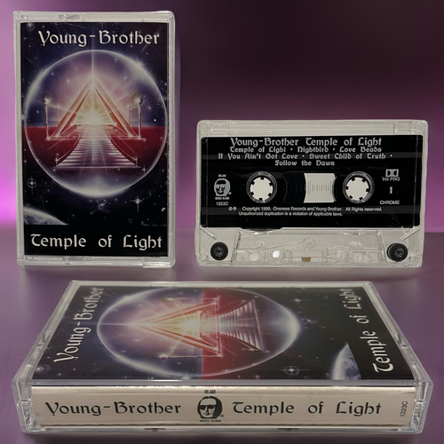 •YOUNG-BROTHER ~ TEMPLE OF LIGHT• ~1996 OG PRESSING~ (CASSETTE TAPE) - Picture 6 of 6