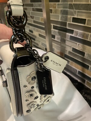Coach Swagger 20 Willow Flora Tea Rose Crossbody Glovetanned