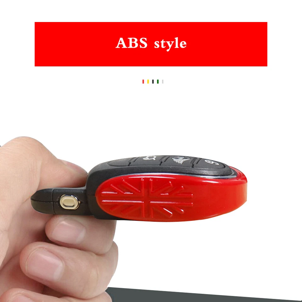 Para MINI Cooper F55 F56 F57 F60 Union Jack Llavero Estuche Carcasa Deportiva Rojo Cubierta Foto 4 de 4
