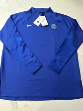 Paris Saint-Germain Men’s Nike 1/4 Zip Long Sleeve (Large) Retails For $85