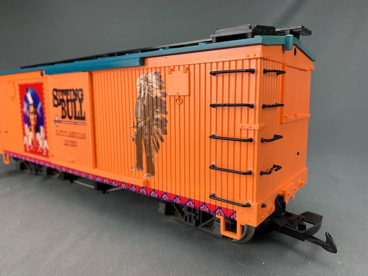 LGB 44673 Sitting Bull Boxcar w/Metal Wheels LZG143 | eBay