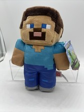 Mojang Minecraft Steve Plush Pillow Buddy 9” Stuffed Animal 2021 Toy