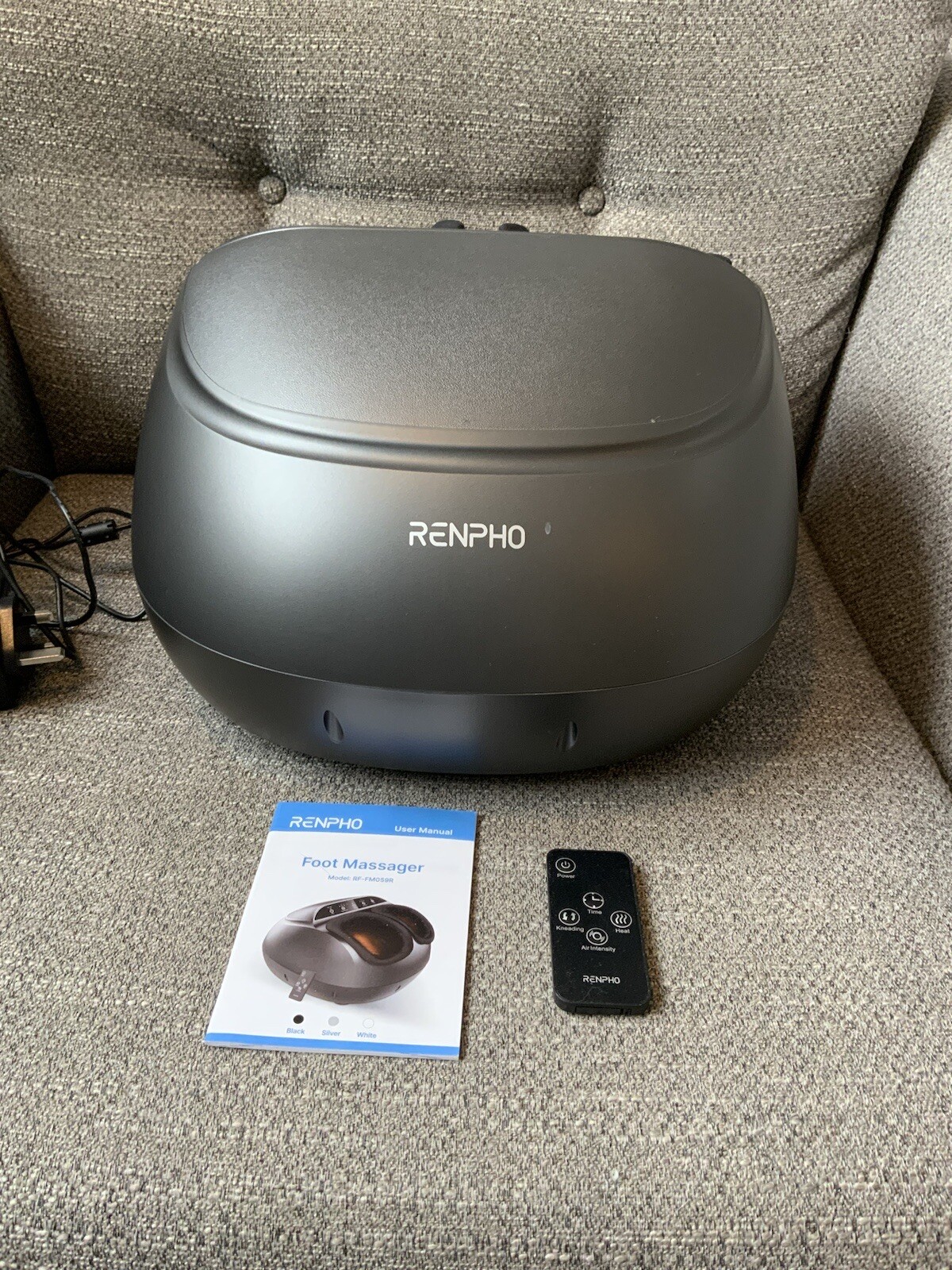 RENPHO RFFM059R Foot Massager Machine with Heat and Timer Remote