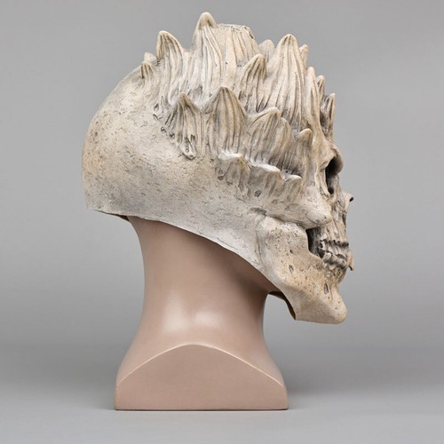 Adult Skeleton Mask Halloween Full Head Demon Skull Masks Latex Horror Masks - Picture 9 of 14