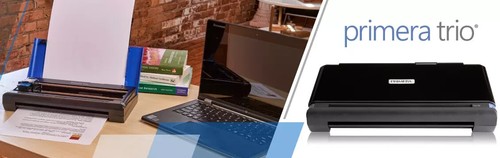 PRIMERA TRIO ALL-IN-ONE PORTABLE PRINTER SCANNER WITH PSU & BATTREY / NO INK - Picture 7 of 9