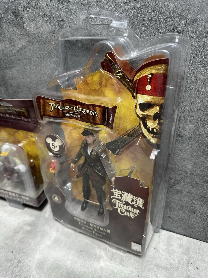 ЛОТ ИЗ 2 ФИГУРОК ДИСНЕЙ ПАРКИ ПИРАТЫ КАРИБСКОГО МОРЯ ДОНАЛЬД УИЛЛ ТОКАРЬ ЛЕБЕДЬ - Изображение 4 из 4