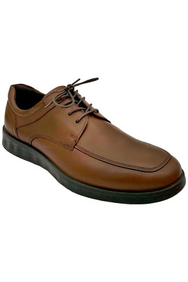 ECCO MEN\'S S LITE HYBRID TIE OXFORD SHOE Cognac Leather ECCO - Brandclub - ECCO S Lite Hybrid Apron Toe Tie, Cognac  main image 4