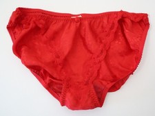 VTG 90s Victoria's Secret Polyester Satin String Bikini Brief Panties LARGE