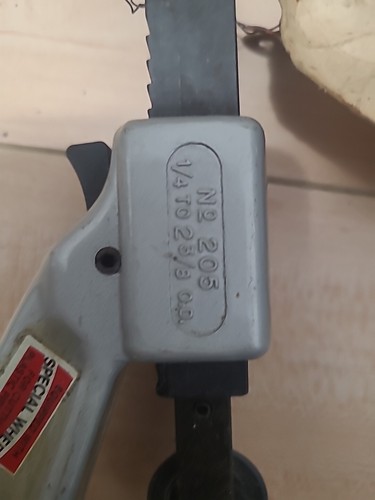 Ridgid No. 205 Quick Release Pipe Tube Cutter 1/4"-2 3/8" Vintage Made In USA - Picture 5 of 6