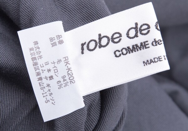 robe de chambre COMME des GARCONS Wool nylon Stripe Ring