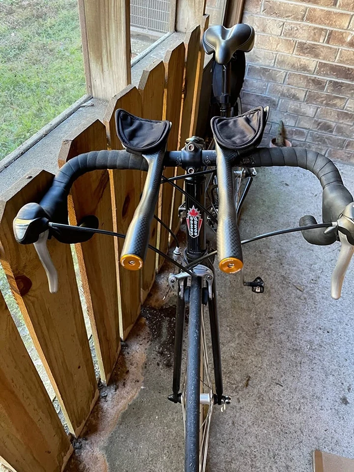 Barra de triatlón extensora de manillar de reposabiés 340 carbono Aero TT 31,8 Foto 3 de 4