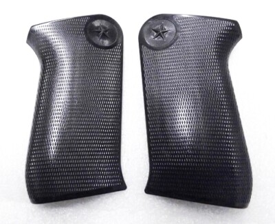 Correct Hard Black Grips fit Star models 28 30 30M 30PK 31 31P 31PK Pistols Logo