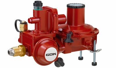 GOK Gas Behälterregler Kombination 12kg/h - TYP BHK 052 Gasregler Tank Regler