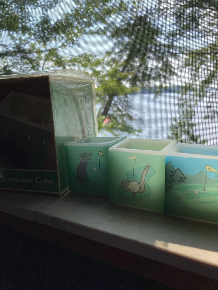 Citronella luminaire cube 2005 golf scene 4 x 4, 2 x 2  - Image 2 of 4