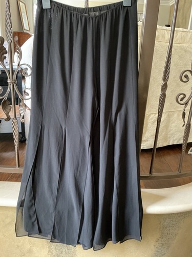 Alex Evenings Wide Leg Carwash Pants Women's Pull On size 6 - Picture 3 of 4