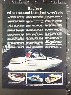 1976 ADVERTISEMENT for Bayliner 25 2550 Saratoga Sunbridge 2150 2750 2350 boat