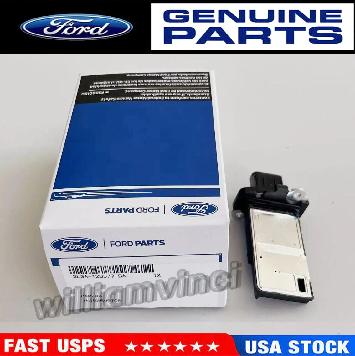 MAF Motorcraft Mass Air Flow Sensor 3L3A-12B579-BA for Ford Mazda F150 AFLS131