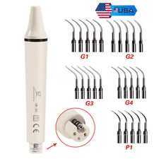 Dental Ultrasonic Piezo Scaler Handpiece 5*Scaling Tips For EMS Cavitron SK-E1