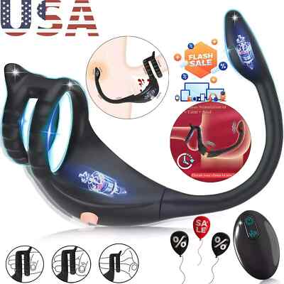 Bullet Vibrator Cock Ring Anal Butt Plug Male Prostate Massager Taint Stimulator | eBay Bullet Vibrator Cock Ring Anal Butt Plug Male Prostate Massager Taint Stimulator | eBay