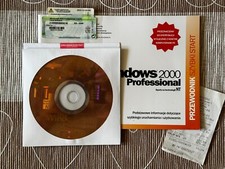 Microsoft Windows 2000 Professional 32 bit OEM Product Key adesivo polacco