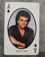 Conway Twitty Ace of Spades Vintage single/swap playing cards