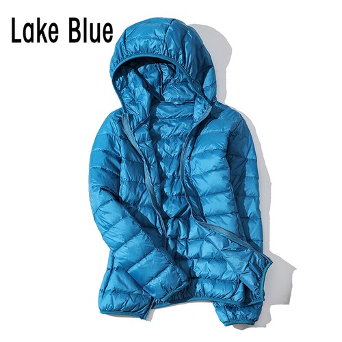 Women's Duck Down Coat Jacket Windproof Warm Hooded Autumn Light Casual - Picture 48 of 88