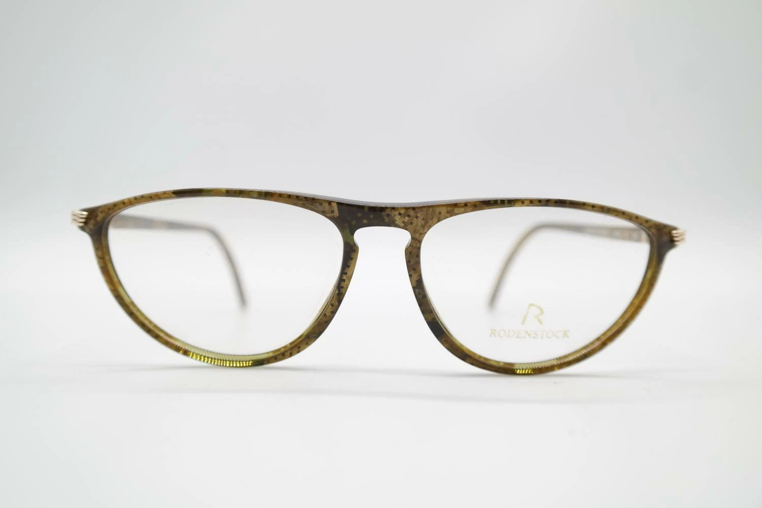 Vintage Rodenstock 7043 Brown G Oval Glasses Frame Eyeglasses NOS