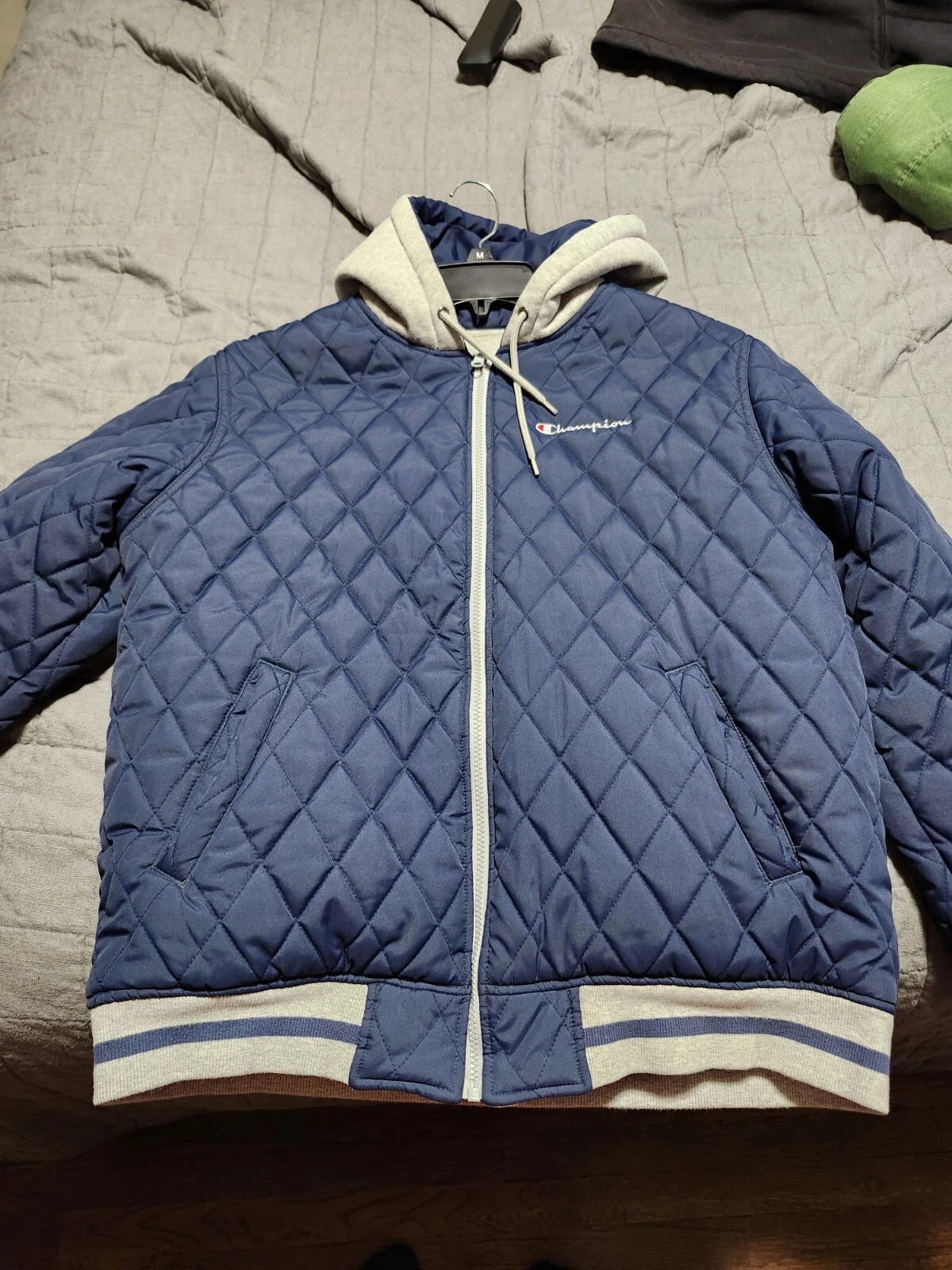 Veste réversible Supreme x Champion FW14   Marine/Gris   Large
