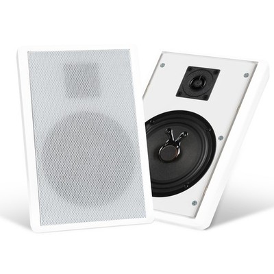 Paar Hifi Stereo Wandlautsprecher Boxen Flatpanel Speaker Flachlautsprecher 50W