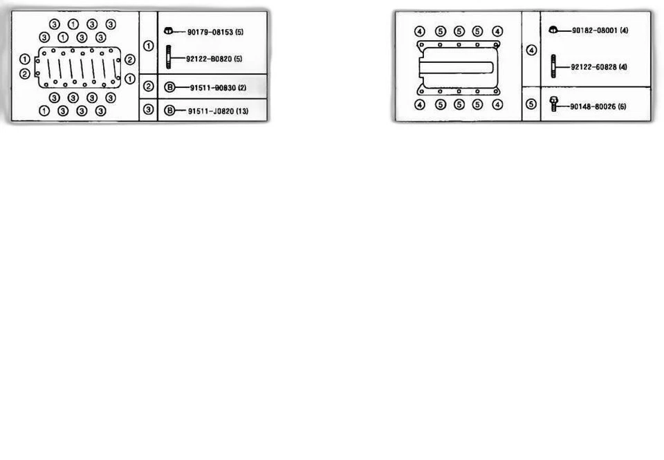 2 piezas PK GENUINO TOYOTA LEXUS (1998-2006) GSKT INTKE MANFLD 2 CABEZALES 17171-50020-02P Foto 3 de 4