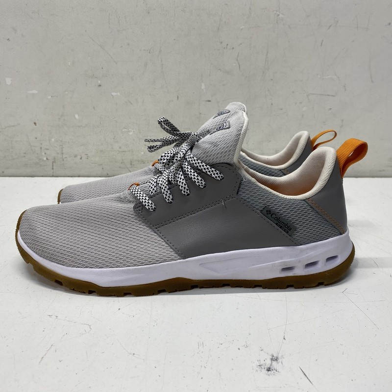 Columbia Bahama Vent Loco Relaxed PFG Grey White Gum Fishing Boat Shoes Size 10